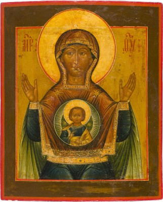 Bild IKONE MIT DER GOTTESMUTTER DES ZEICHENS (ZNAMENIE)