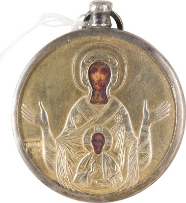 Picture IKONEN-ANHÄNGER MIT DER GOTTESMUTTER DES ZEICHENS (ZNAMENIE)