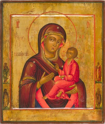 Picture FEINE IKONE MIT DER GOTTESMUTTER VON TICHWIN (TICHWINSKAJA)