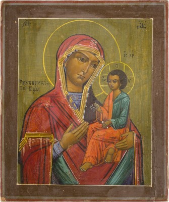 Bild IKONE MIT DER GOTTESMUTTER VON TICHWIN (TICHWINSKAJA)