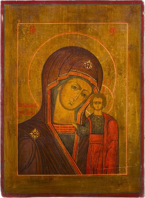 Picture IKONE MIT DER GOTTESMUTTER VON KASAN (KASANSKAJA)