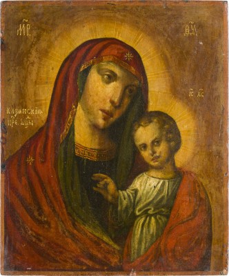 Picture IKONE MIT DER GOTTESMUTTER VON KASAN (KASANSKAJA)