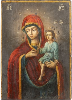 Bild SELTENE IKONE MIT DER GOTTESMUTTER