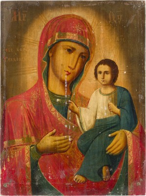 Bild IKONE MIT DER GOTTESMUTTER VON TICHWIN (TICHWINSKAJA)