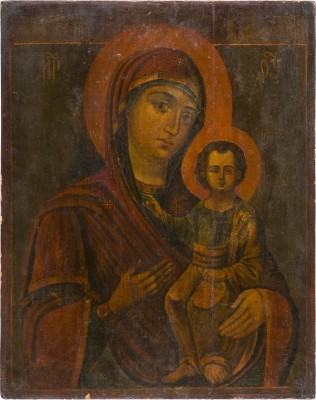 Picture GROSSFORMATIGE IKONE MIT DER GOTTESMUTTER VON SMOLENSK (SMOLENSKAJA)