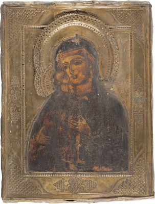 Picture IKONE MIT DER GOTTESMUTTER FEODOROWSKAJA MIT RIZA