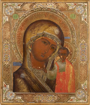 Picture IKONE MIT DER GOTTESMUTTER VON KASAN (KASANKSKAJA)