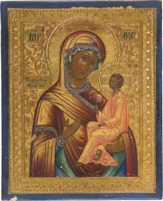 Picture KLEINE IKONE MIT DER GOTTESMUTTER VON TICHWIN (TICHWINSKAJA)
