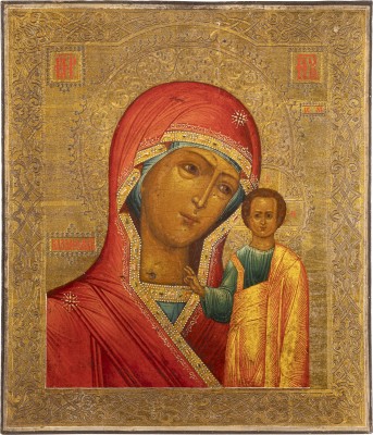 Picture IKONE MIT DER GOTTESMUTTER VON KASAN (KASANKSKAJA)