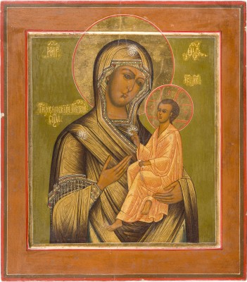 Bild FEINE IKONE MIT DER GOTTESMUTTER VON TICHWIN (TICHWINSKAJA)