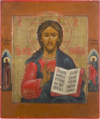 Picture IKONE MIT CHRISTUS PANTOKRATOR