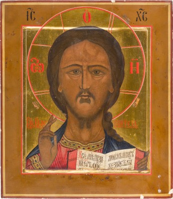 Picture GROSSE IKONE MIT CHRISTUS 'DAS GRIMME AUGE'