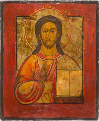 Picture IKONE MIT CHRISTUS PANTOKRATOR