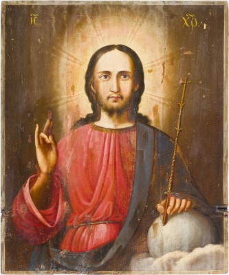 Bild IKONE MIT CHRISTUS PANTOKRATOR