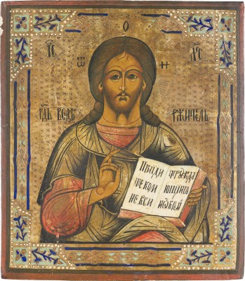 Picture IKONE MIT CHRISTUS PANTOKRATOR