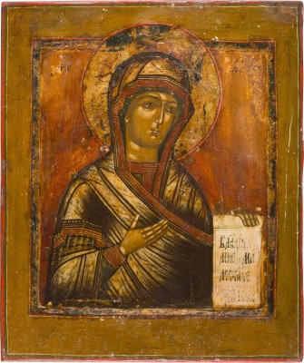 Bild IKONE MIT DER GOTTESMUTTER AUS EINER DEESIS