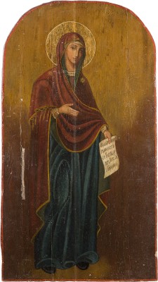 Bild MONUMENTALE IKONE MIT DER GOTTESMUTTER AUS EINER DEESIS