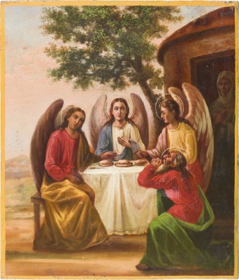 Picture IKONE MIT DER ALTTESTAMENTLICHEN DREIFALTIGKEIT