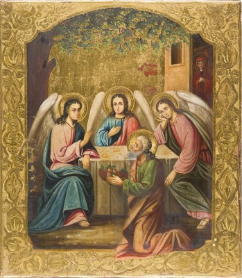 Picture IKONE MIT DER ALTTESTAMENTLICHEN DREIFALTIGKEIT