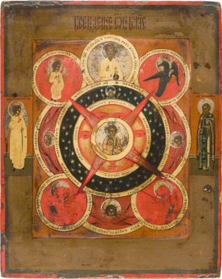 Picture KLEINE IKONE MIT DEM ALLES SEHENDEN AUGE GOTTES