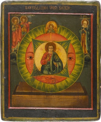 Bild IKONE MIT DEM 'ALLES SEHENDEN AUGE GOTTES'