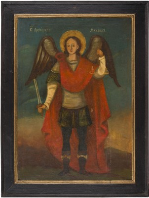 Auktion 151<br>ERZENGEL MICHAEL ALS SEELENWÄGER