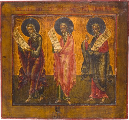 Picture GROSSE IKONE MIT DREI PROPHETEN AUS DEM ALTEN TESTAMENT