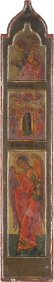 Picture FLÜGEL EINER REISE-IKONOSTASE MIT DER HIMMELFAHRT CHRISTI, EINEM PROPHETEN UND DEM ERZENGEL GABRIEL