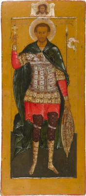 Auction 151<br>GROSSFORMATIGE IKONE MIT DEM HEILIGEN JOHANNES DEM KRIEGER