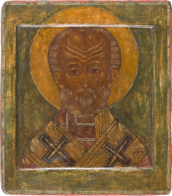 Bild KLEINE IKONE MIT DEM HEILIGEN NIKOLAUS VON MYRA