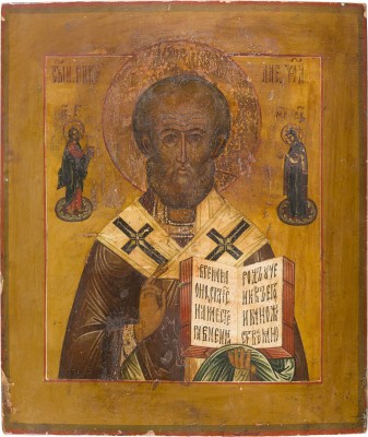 Bild IKONE MIT DEM HEILIGEN NIKOLAUS VON MYRA