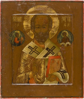 Picture IKONE MIT DEM HEILIGEN NIKOLAUS VON MYRA
