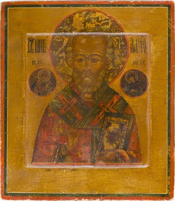 Picture KLEINE IKONE MIT DEM HEILIGEN NIKOLAUS VON MYRA