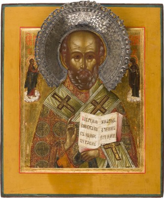 Picture IKONE MIT DEM HEILIGEN NIKOLAUS VON MYRA