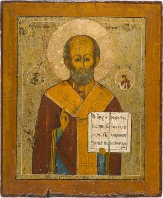 Picture GROSSE IKONE MIT DEM HEILIGEN NIKOLAUS VON MYRA