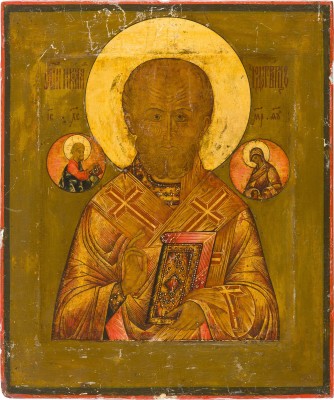 Bild IKONE MIT DEM HEILIGEN NIKOLAUS VON MYRA