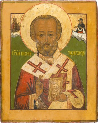 Picture KLEINE IKONE MIT DEM HEILIGEN NIKOLAUS VON MYRA