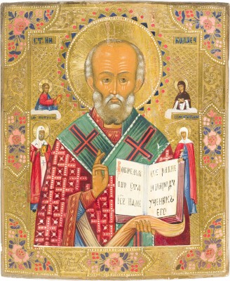 Picture IKONE MIT DEM HEILIGEN NIKOLAUS VON MYRA