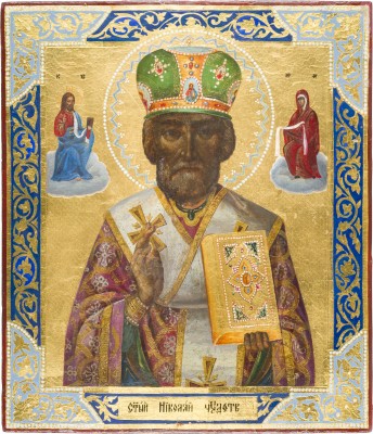 Bild IKONE MIT DEM HEILIGEN NIKOLAUS VON MYRA