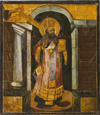 Picture DATIERTE IKONE MIT DEM HEILIGEN ATHANASIOS