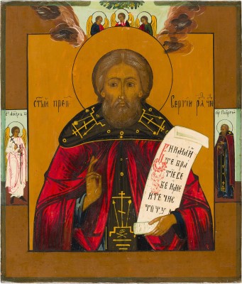 Picture IKONE MIT DEM HEILIGEN SERGEJ VON RADONESCH