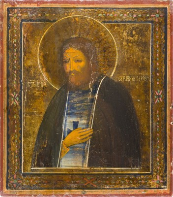 Picture IKONE MIT DEM HEILIGEN SERAFIM VON SAROW