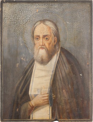 Picture GROSSFORMATIGE IKONE MIT DEM HEILIGEN SERAFIM VON SAROW
