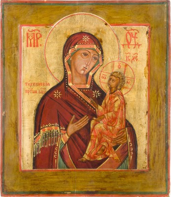 Bild IKONE MIT DER GOTTESMUTTER VON TICHWIN (TICHWINSKAJA)