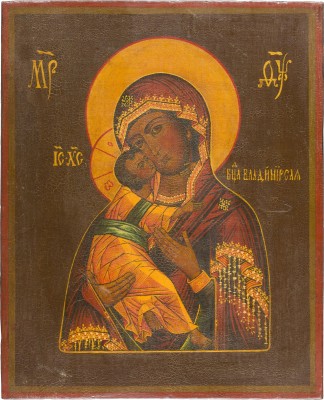 Picture IKONE MIT DER GOTTESMUTTER VON WLADIMIR (WLADIMIRSKAJA)