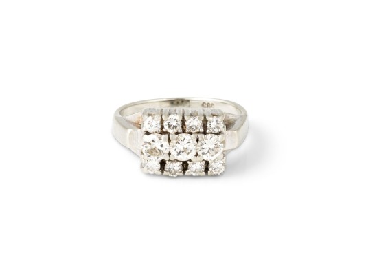 Picture RECHTECKIGER BRILLANT RING