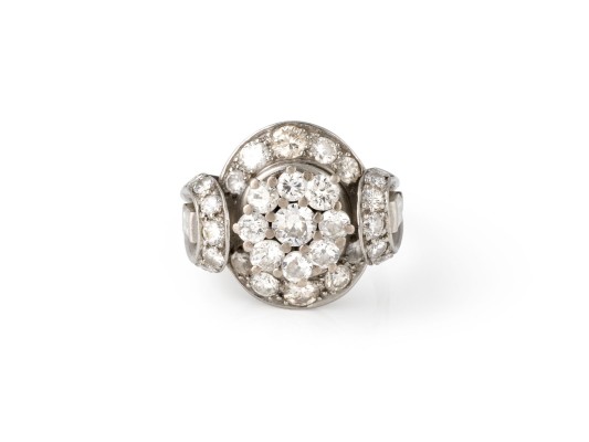Picture STILISIERTER DIAMANT RING