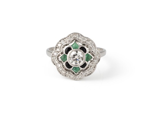 Picture BRILLANT SMARAGD RING