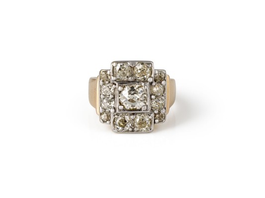 Picture FEURIGER DIAMANT SIEGEL RING