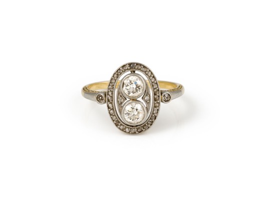 Picture OVALER ART DÉCO RING